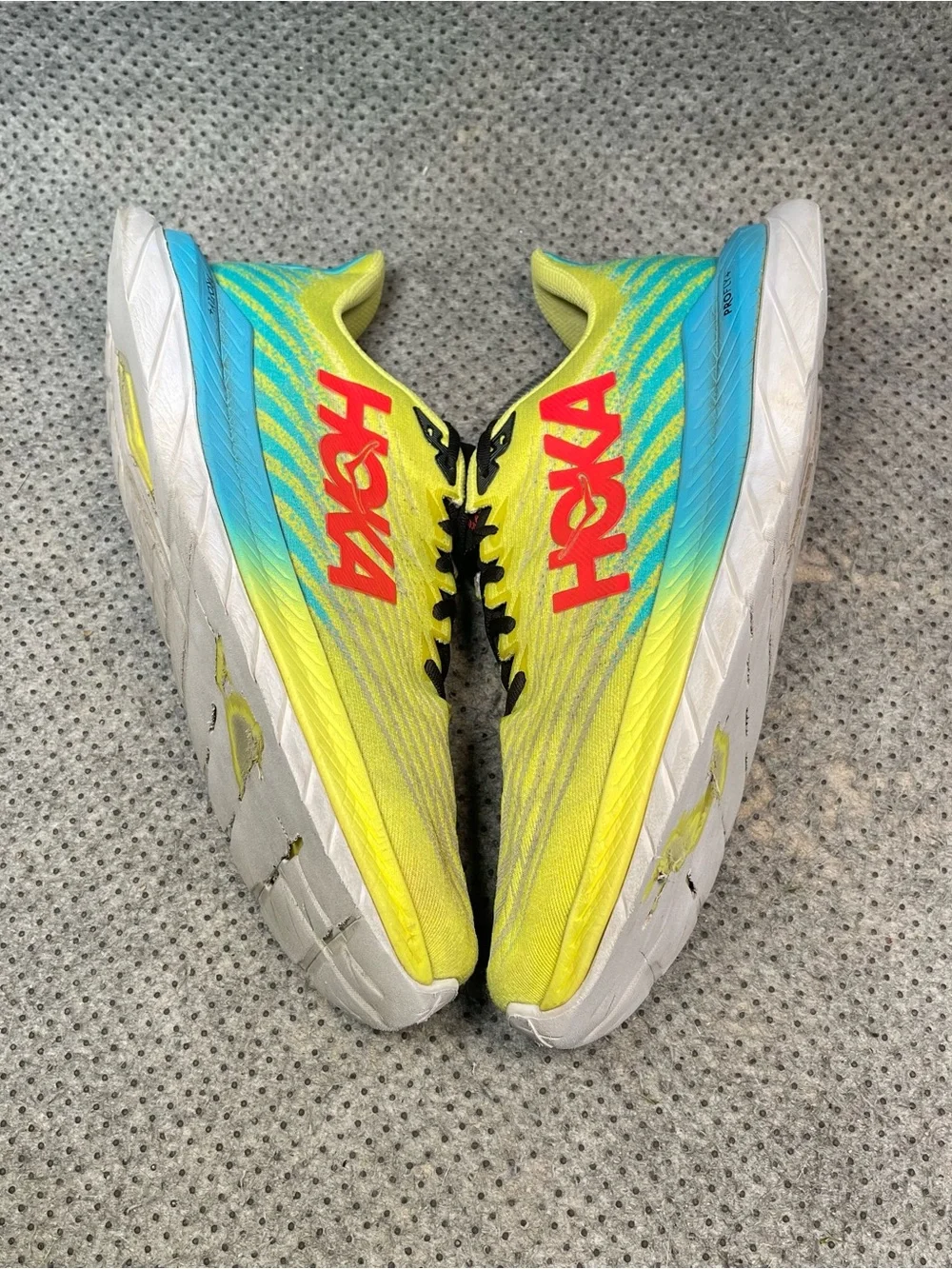 Hoka One One Mach 5 Yellow Running Shoes Size 11 Men’s